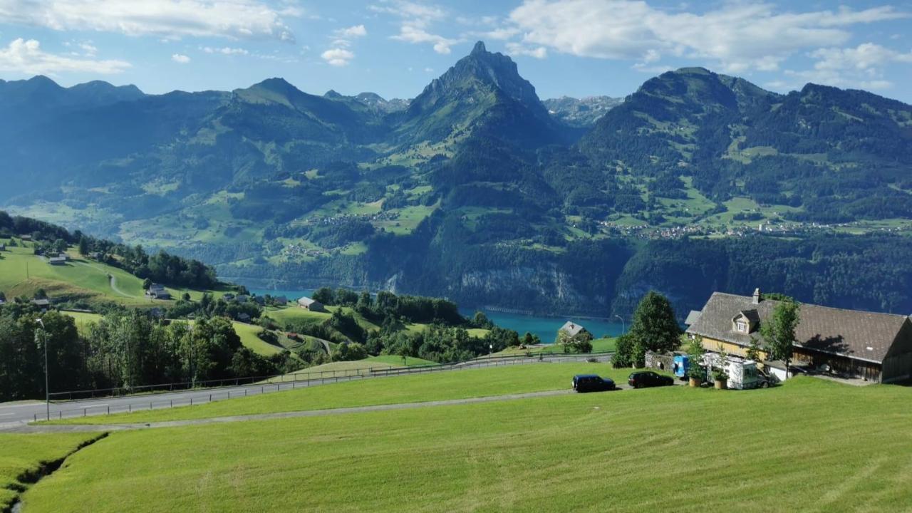 Traumhafte Sonnenresidenz Mit Berg- Und Seeblick Amden Buitenkant foto